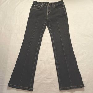 DKNY Soho Gray Black Jeans, 4L/G